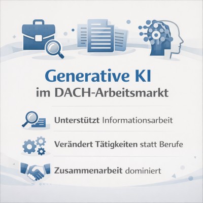 Generative KI verändert Tätigkeitsprofile im DACH-Arbeitsmarkt